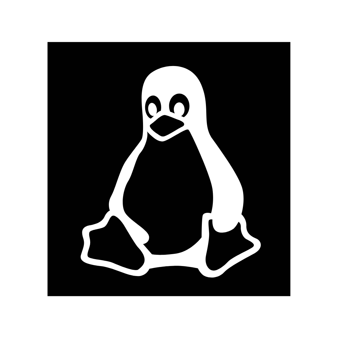 Linux fondo negro